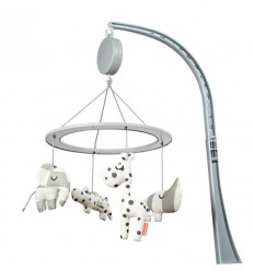 MUSICAL MIRROR MOBILE SLEEPY GREY 23