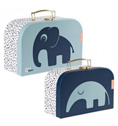 SUITCASE SET 2 PCS BLUE 21