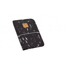 CASUAL CHANGING POUCH FEATHERS BLACK 211