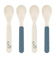 SPOON SET 4 PCS GLAMA LAMA BLUE 201