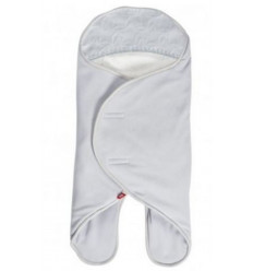 BABYNOMADE 0-6 DUBB FLEECE GRIJS/WIT 21