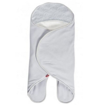 BABYNOMADE 0-6 DUBB FLEECE GRIJS/WIT 21