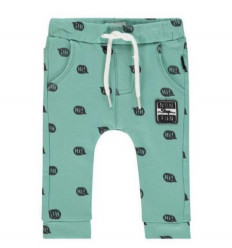 B PANTS SLIM PORTER AOP SAGE 56