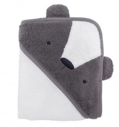 TERRY HOODED TOWEL MILO BEAR 201