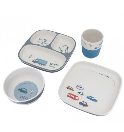 BAMBOO MELAMINE DINNER SET 4 PC 201