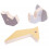 WOODEN WALL HOOKS WARM GREY 3+ 201