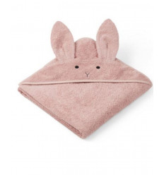 AUGUSTA HOODED TOWEL 0037 RABBIT ROSE