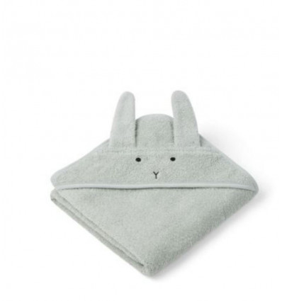 ALBERT HOODED TOWEL RABBIT DUSTY 202