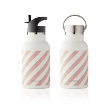 ANKER WATER BOTTLE STRIPE ROSE/CREME 202