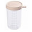 GLAZEN BEWAARPOTJE 400ML PINK 22