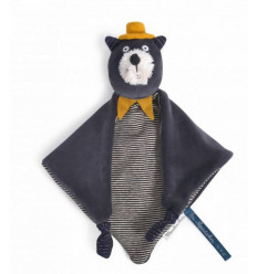 DOUDOU CHAT GRIS ALPHONSE MOUSTACHES 22