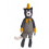 POUPEE CHAT GRIS ALPHONSE MOUSTACHES 22