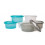 B-BOWLS 300ML 6PCS WIT-GRIJS-BLAUW 25