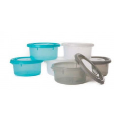 B-BOWLS 300ML 6PCS WIT-GRIJS-BLAUW 25