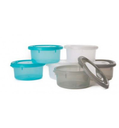 B-BOWLS 300ML 6PCS WIT-GRIJS-BLAUW 25