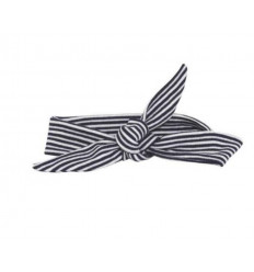 BABYHAARBANDJE GEKNOOPT NAVY GESTREEPT 9