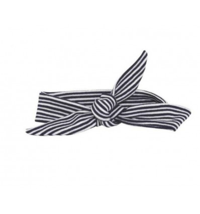 BABYHAARBANDJE GEKNOOPT NAVY GESTREEPT 9