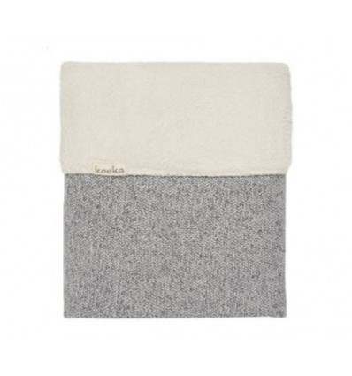 LEDIKANTDEKEN TEDDY VIGO GREY/PEBBLE 211
