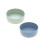 BOWL SET 2 PCS UNI MINT/BLUEBERRY 201