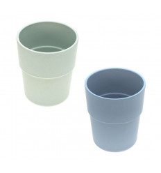 MUG SET 2 PCS UNI MINT/BLUEBERRY 21