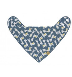 BANDANA/COWL-NECK GLAMA LAMA BLUE 201
