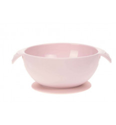 BOWL SILICONE PINK WITH SUCTION PAD 231