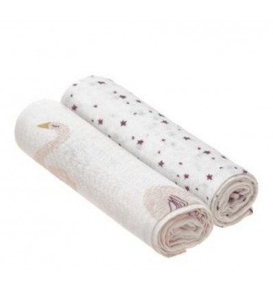 HEAVENLY SOFT SW XL LIT WAT SWAN 2P 25