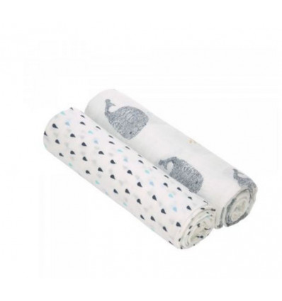 HEAVENLY SOFT SW XL LIT WAT WHALE 2P 25