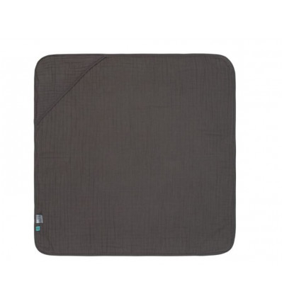 MUSLIN HOODED TOWEL ANTHRACITE 21