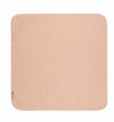 MUSLIN HOODED TOWEL LIGHT PINK 21