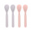 SPOON SET 4 PCS UNI GREY/LIGHT PINK 201