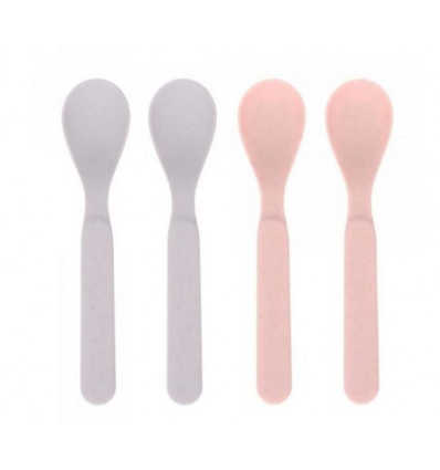 SPOON SET 4 PCS UNI GREY/LIGHT PINK 201