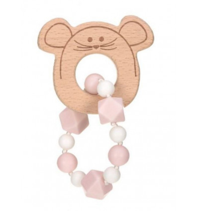TEETHER BRACELET WOOD/CHUMS MOUSE 231