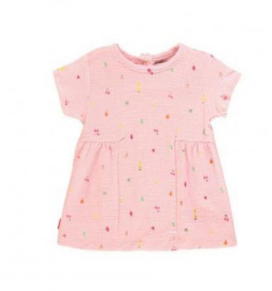G TEE SLIM SS SOCORRO AOP IMPATIENS PINK