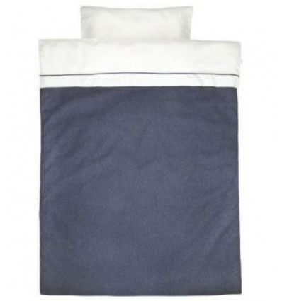 COT DUVET COVER DIAMOND BLUE 21