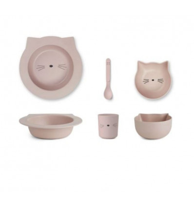 BARBARA BAMBOO BABY SET 0022 CAT PINK
