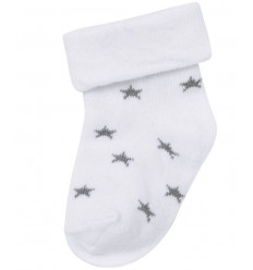 U SOCKS 2P LEVI STARS GREY MINT 3-6M 21