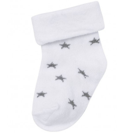 U SOCKS 2P LEVI STARS GREY MINT 3-6M 21