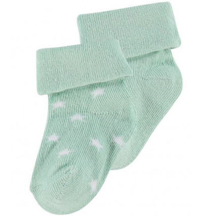 U SOCKS 2P LEVI STARS GREY MINT 0-3M 21