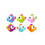 ASPERGEURS POISSONS 6 PCS 21