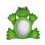 BABY CAR MIRROR FROG 9