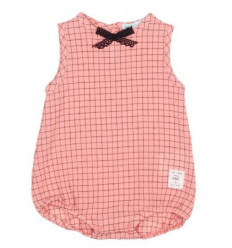 BARBOTEUSE PEACH AMBER/CHECKS 56