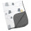 DEKENTJE DREAM BEAR 75X100 GREY 23