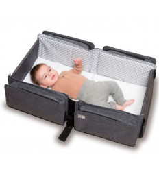 SAC A LANGER BABY TRAVEL GRIS ANTHR 22