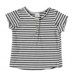MAH N- STRIPED T-SHIRT 01WHITE 1/3 M