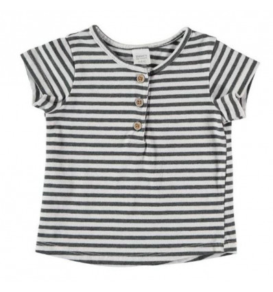 MAH N- STRIPED T-SHIRT 01WHITE 1/3 M