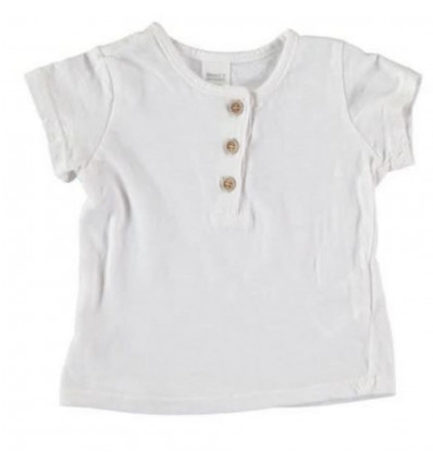 MAH N- SLUB COTTON T-SHIRT 01WHITE 1/3 M