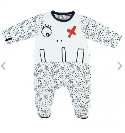 IMAGINE BOY DB JERSEY AOP BLANC 0M 9