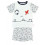 IMAGINE BOY PYJAMA 2PCS JERSEY AOP BLANC