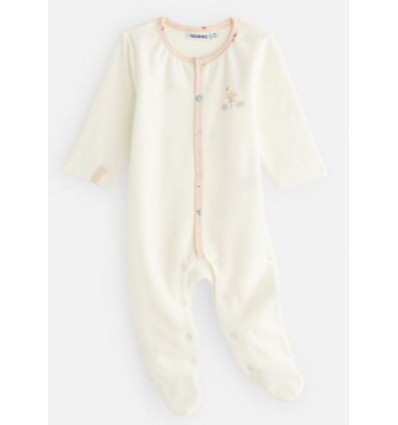 EXPLORE GIRL DORS BIEN VELOURS ECRU 6M 9